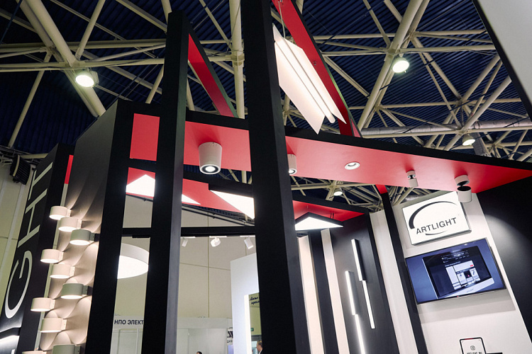 Выставочный стенд компании ARTLIGHT, Interlight 2021 - освещение рис.16
